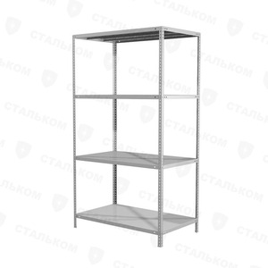 Стеллаж MS Hard 2500х1000х300, 4 полки